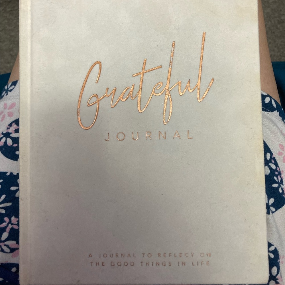 Grateful Journal with Copper Lettering